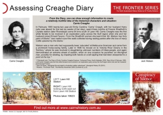 The Frontier Series Assessing Creaghe Diary