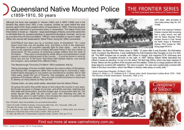 The Frontier Series Queensland Native Mounted Police