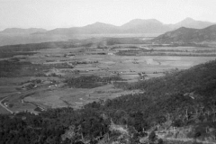 1942 view of the Barron River coastal plain from newly constructed Range Road